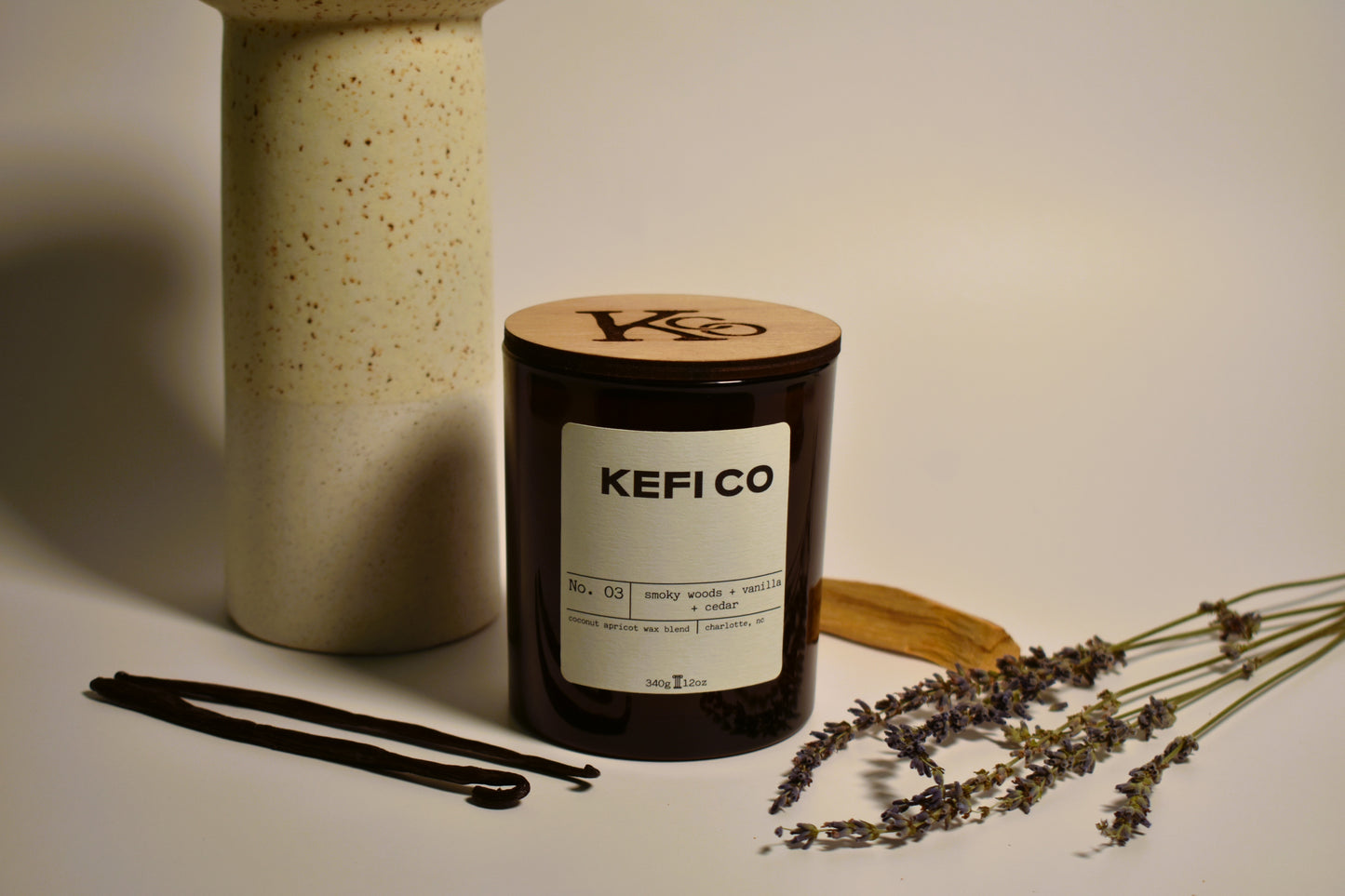 No. 03 - smoky woods + vanilla + cedar