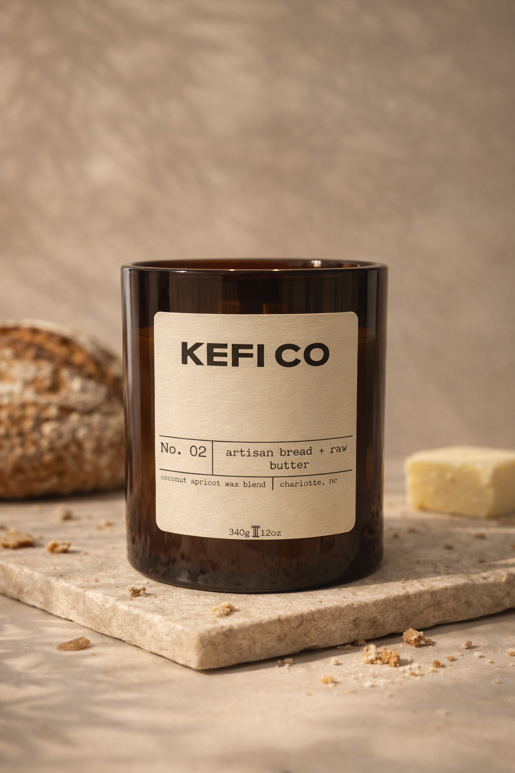 No. 02 - artisan bread + raw butter