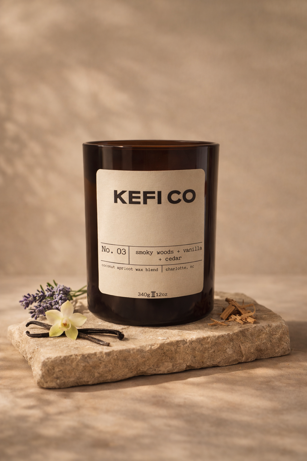 No. 03 - smoky woods + vanilla + cedar