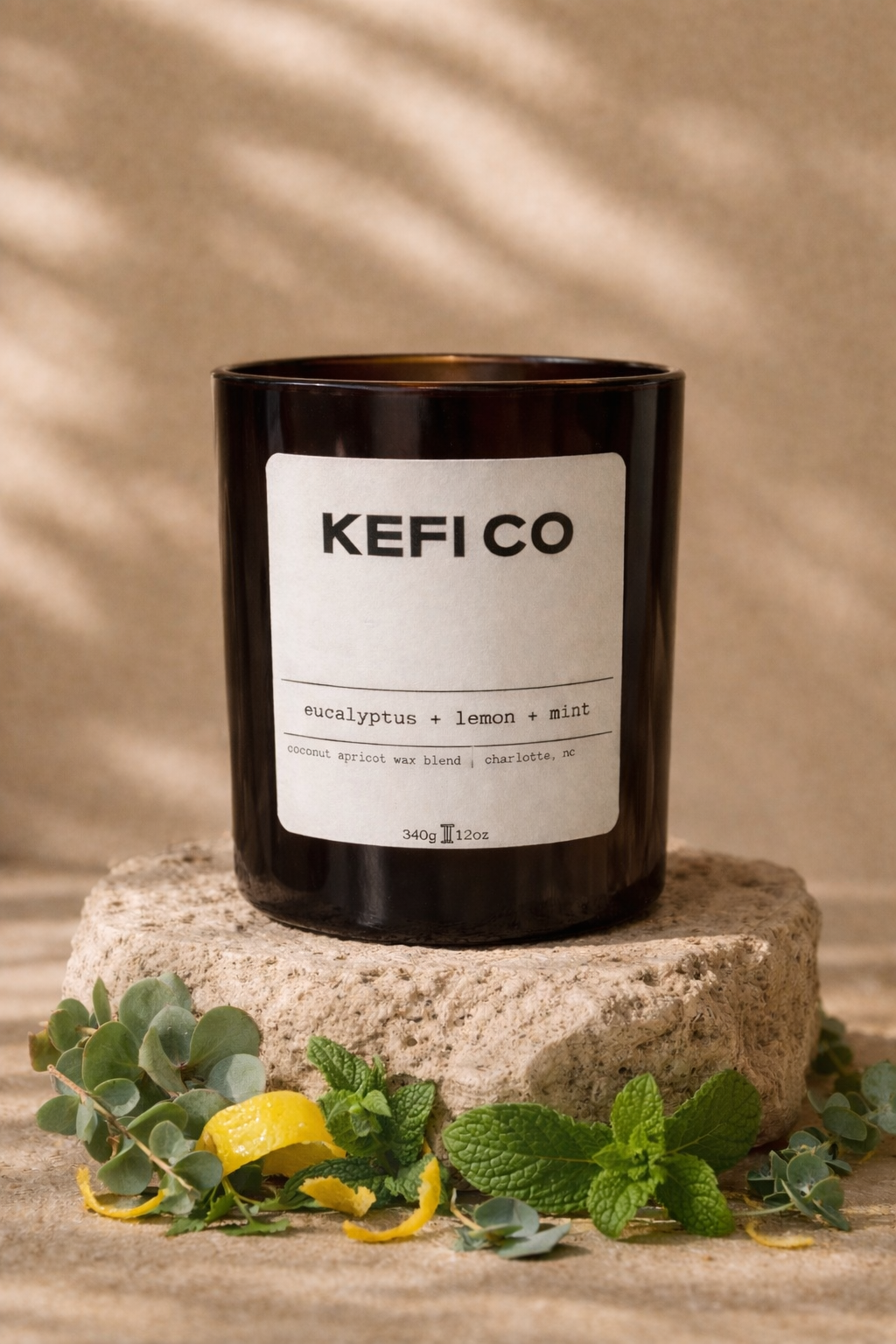 eucalyptus + lemon + mint