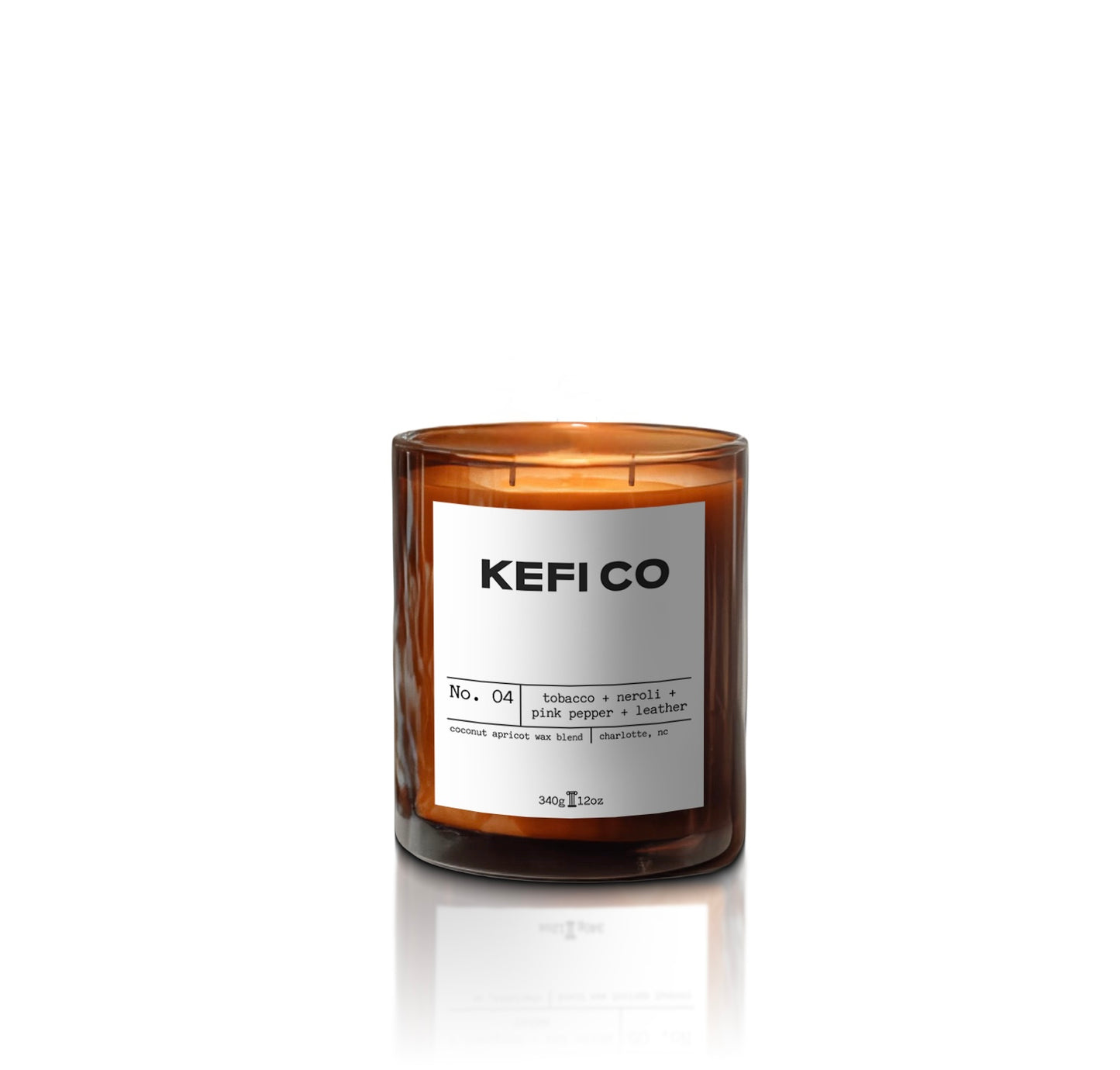 No. 04 - tobacco + neroli + pink pepper + leather
