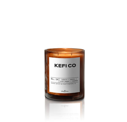 No. 04 - tobacco + neroli + pink pepper + leather
