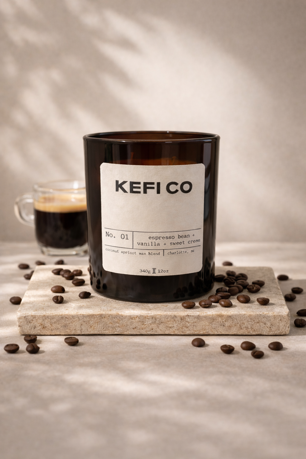 No. 01 - espresso bean + sweet cream + vanilla