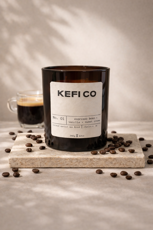 No. 01 - espresso bean + sweet cream + vanilla